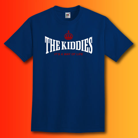 Kiddies T-Shirt with It's a Way of Life Design Navy
