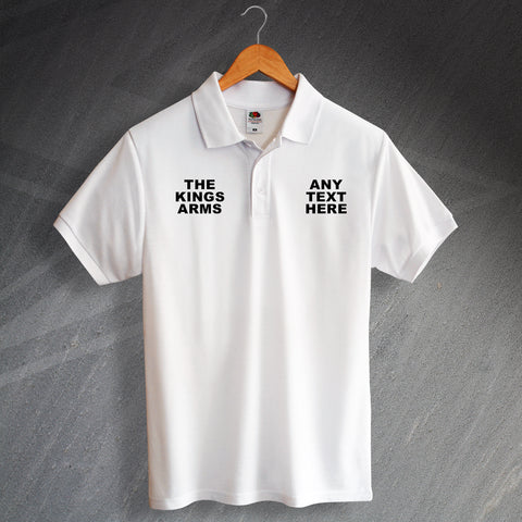 Personalised Kings Arms Polo Shirt