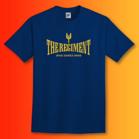 The Regiment T-Shirt with It's a Way of Life Design Navy