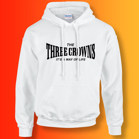 The Three Crowns Unisex Hoodie with It's a Way of Life Design