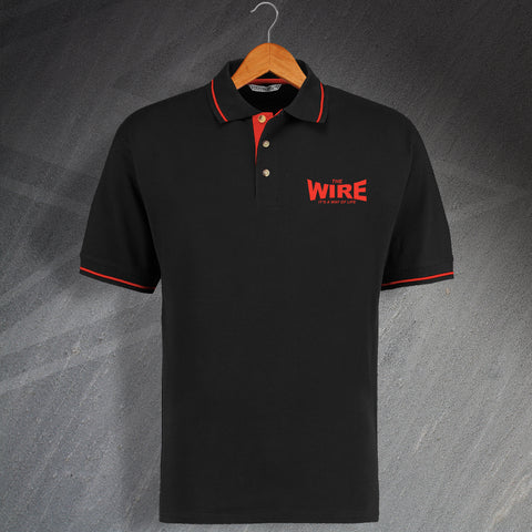The Wire Contrast Polo Shirt
