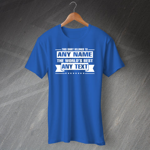 Personalised Unisex T-Shirt with Any Name and Job Title, Sport, Hobbie or Interest