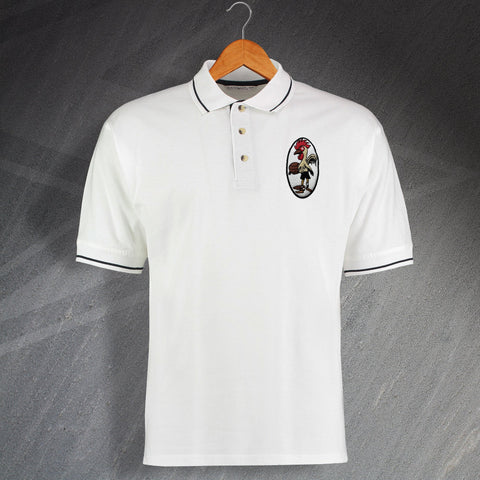 Retro Tottenham 1933 Embroidered Contrast Polo Shirt