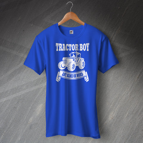 Ipswich Football T-Shirt Personalised Tractor Boy