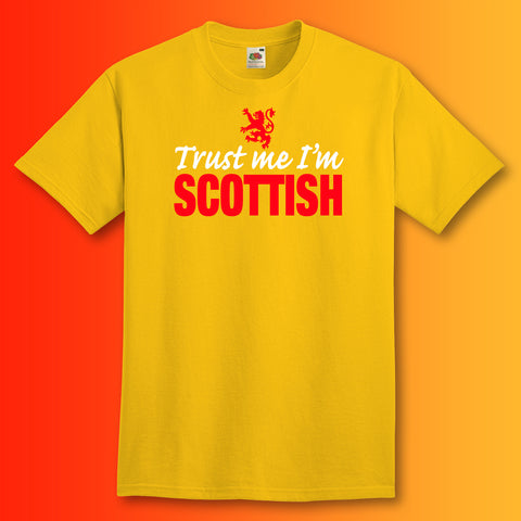 Trust Me I'm Scottish T-Shirt Sunflower