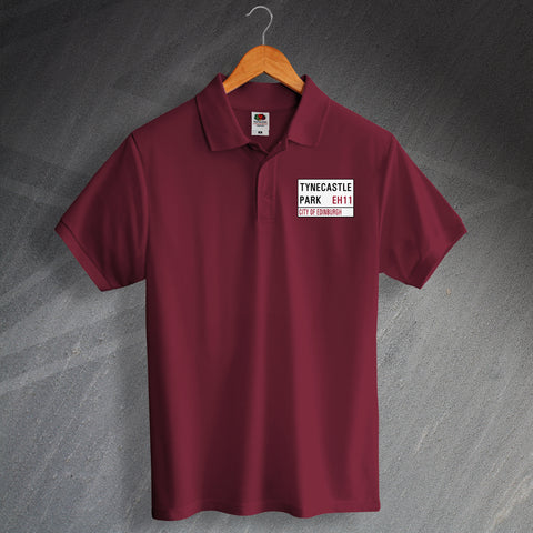 Tynecastle Park Embroidered Polo Shirt