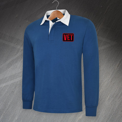 Vet Embroidered Classic Rugby Shirt