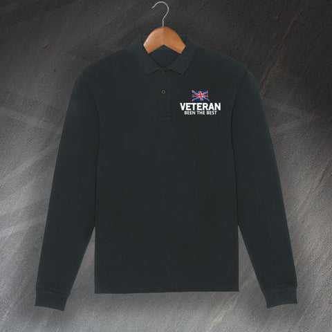 Veteran Polo Shirt Embroidered Long Sleeve Been The Best