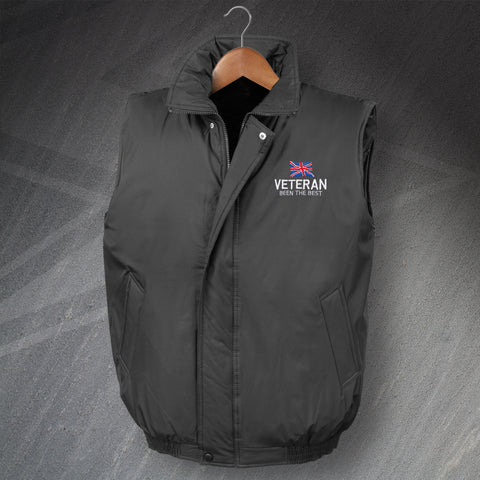 Veteran Bodywarmer Embroidered Padded Been The Best