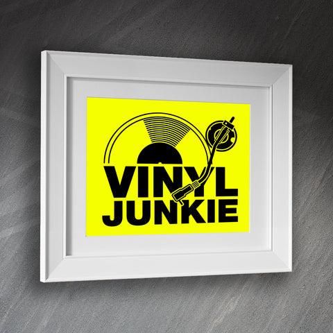 Vinyl Framed Print Vinyl Junkie
