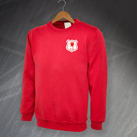 Retro Wales 1926 Embroidered Sweatshirt