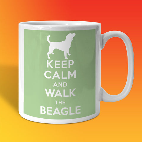 Keep Calm and Walk The Beagle Mug