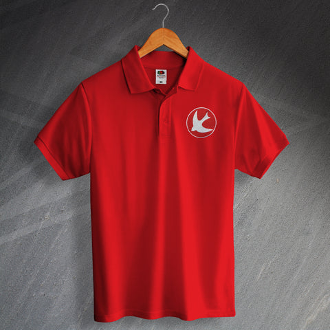 Walsall Football Polo Shirt Embroidered 1982
