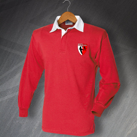 Walsall Football Shirt Embroidered Long Sleeve Walsall Town Swifts