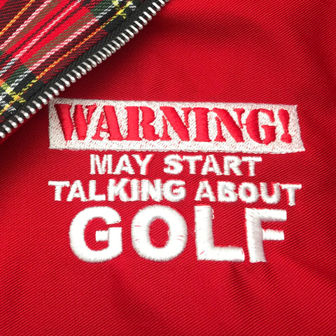 Golf Embroidered Harrington Jacket