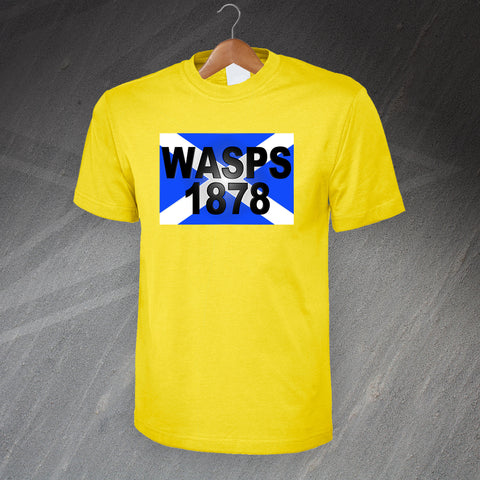Wasps 1878 Flag of Scotland T-Shirt