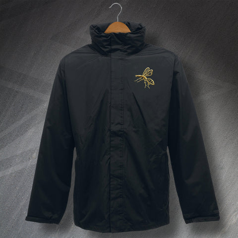 Wasps Rugby Jacket Embroidered Waterproof 1867