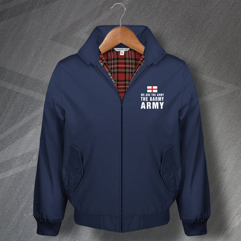 We Are The Army The Barmy Army Embroidered Harrington Jacket