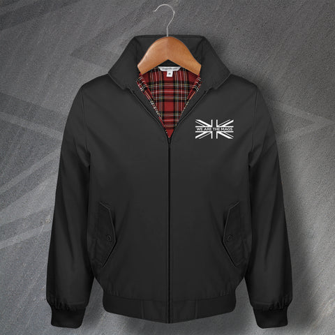 We Are The Mags Union Jack Embroidered Harrington Jacket