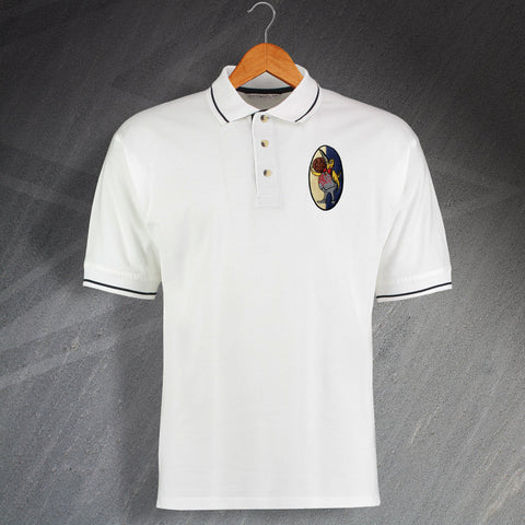 Retro West Brom 1933 Embroidered Contrast Polo Shirt