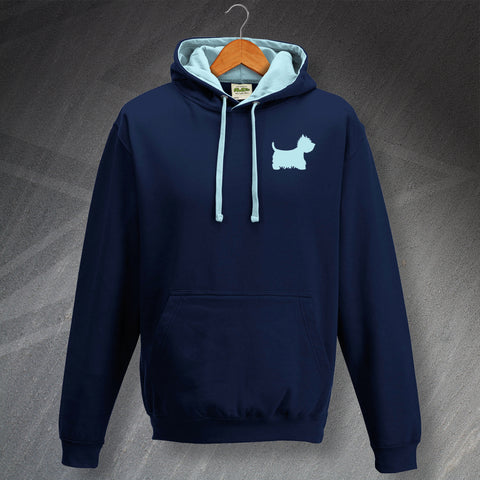 West Highland White Terrier Embroidered Hoodie