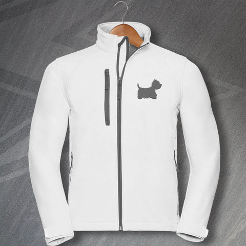 West Highland White Terrier Jacket Embroidered Softshell