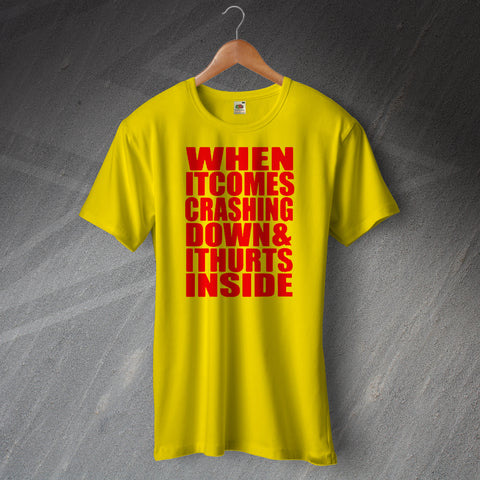 When it Comes Crashing Down and it Hurts Inside T-Shirt