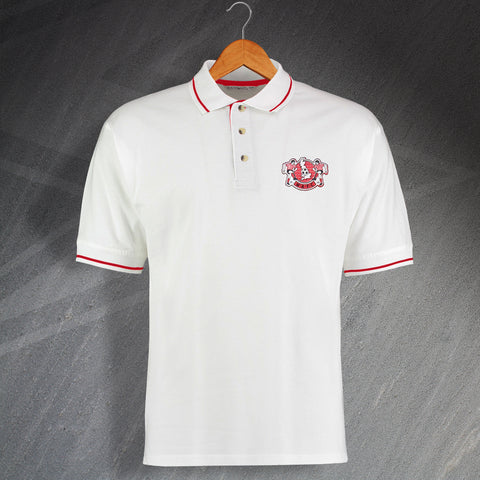 Retro Witton Embroidered Contrast Polo Shirt