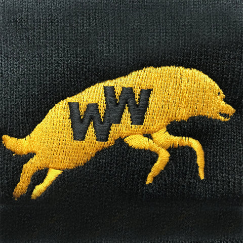 Retro Wolves Embroidered Badge
