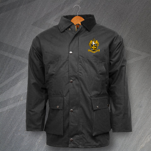 Retro Wolves 1921 Embroidered Lightweight Wax Jacket