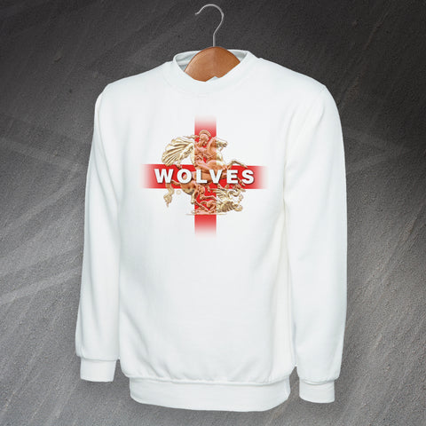 Wolves Saint George and The Dragon Sweatshirt