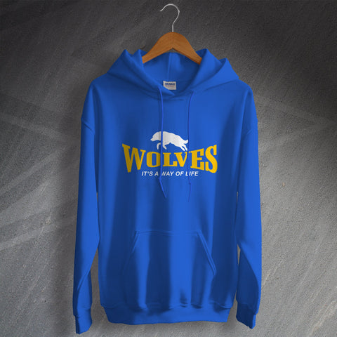 Warrington Rugby Hoodie Wolves It's a Way of Life