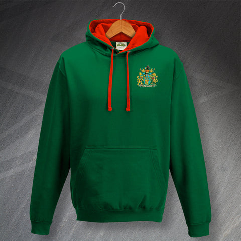 Yeovil Football Hoodie Embroidered Contrast 1949