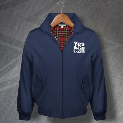Yes Sir I Can Boogie Embroidered Harrington Jacket